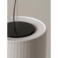 Cirio Pana Mayor Pendant Pana White Porcelain/ Black Rosette