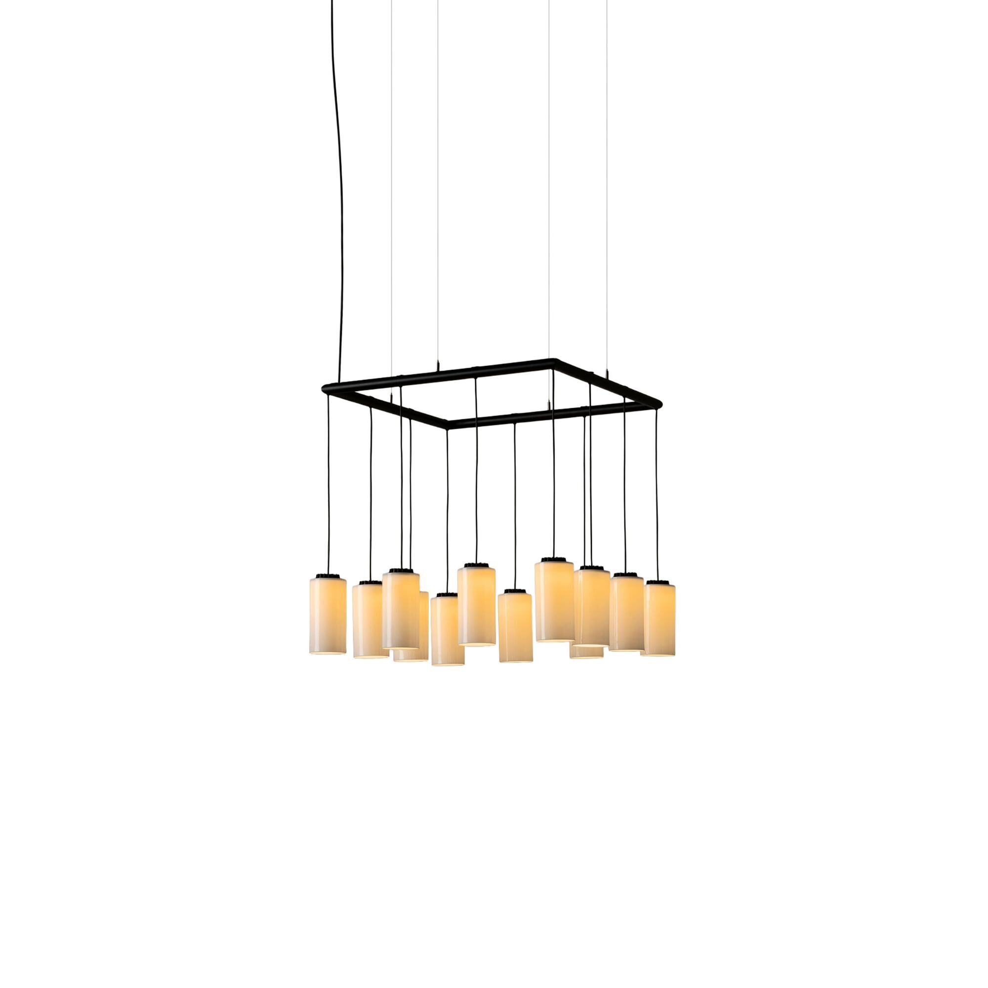 Cirio Cuadrada Taklampe Hvit/Porselen