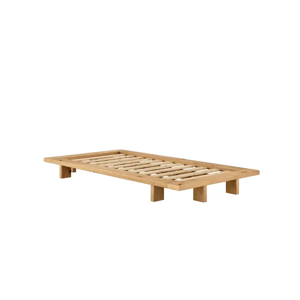 Japan bedframe 90x200 geolied eikenhout