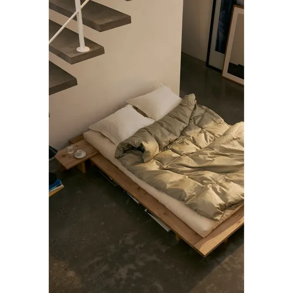 Japan bedframe 90x200 geolied eikenhout