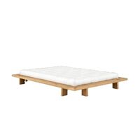 Japan bedframe 140x200 geolied eikenhout