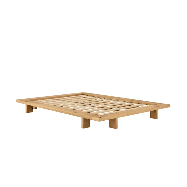 Japan bedframe 140x200 geolied eikenhout