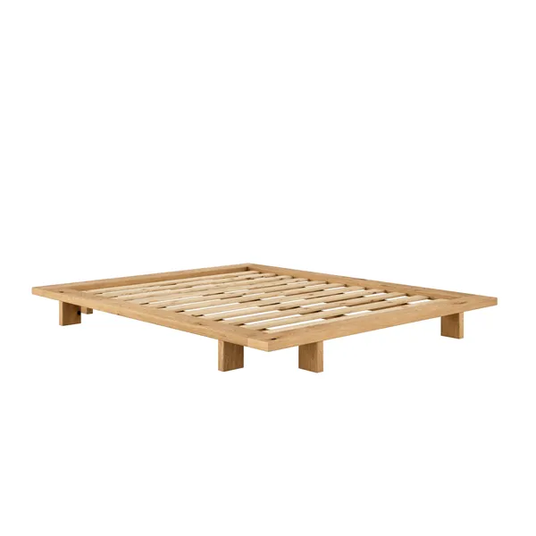 Japan bedframe 160x200 geolied eikenhout