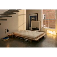 Japan bedframe 160x200 geolied eikenhout