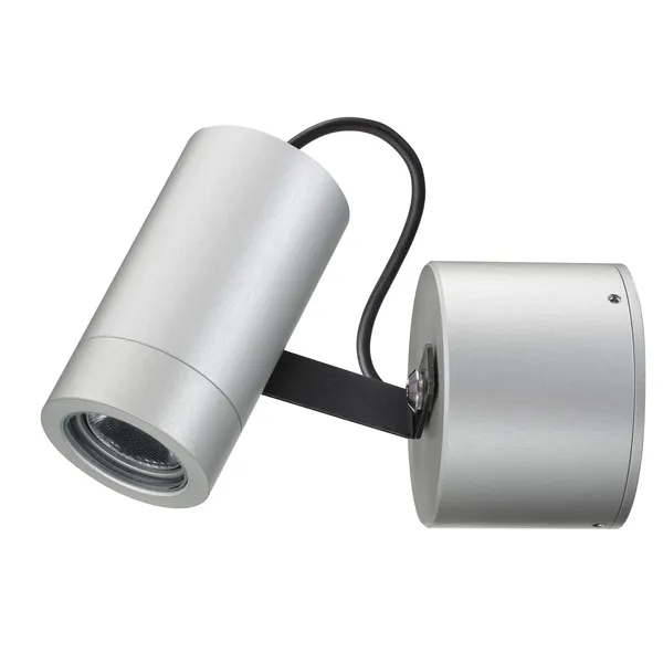 Lux Wall 17 4000K Wall Lamp Adjustable Silver Grey