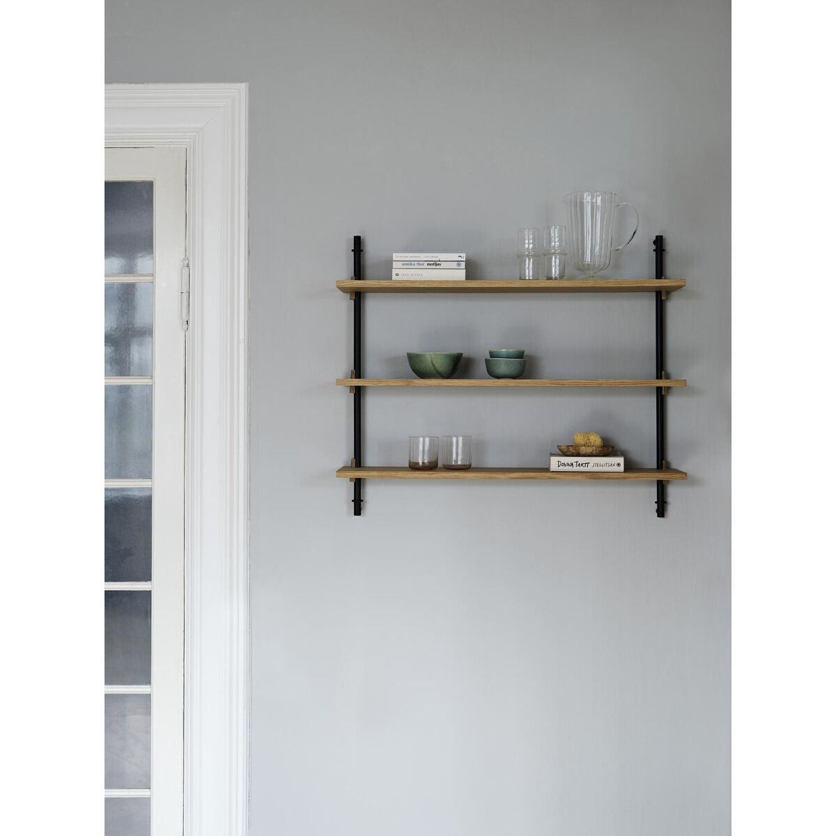 Étagère Murale Standard Chêne/ Noir
