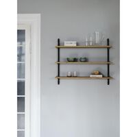Étagère Murale Standard Chêne/ Noir
