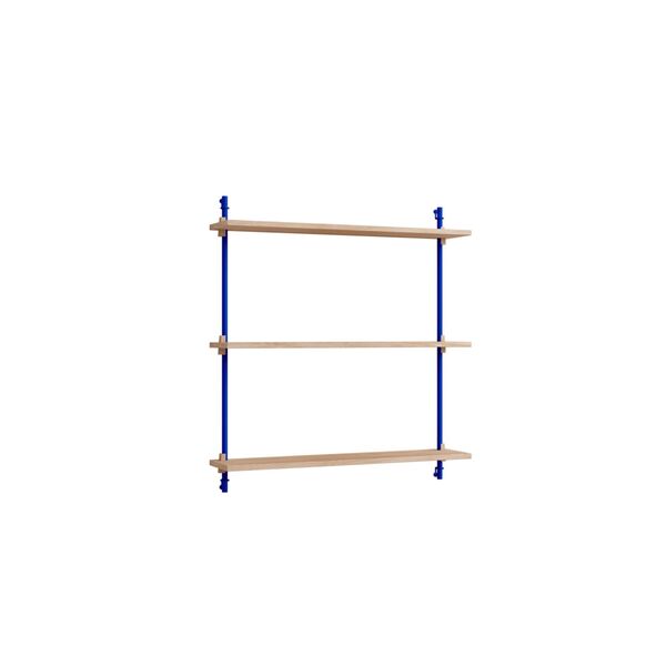 Standaard Wandplank Eiken/donkerblauw