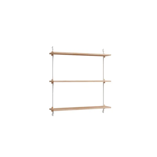 Standard Wall Shelf Oak/ White