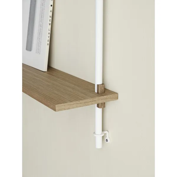 Standard Wall Shelf Oak/ White