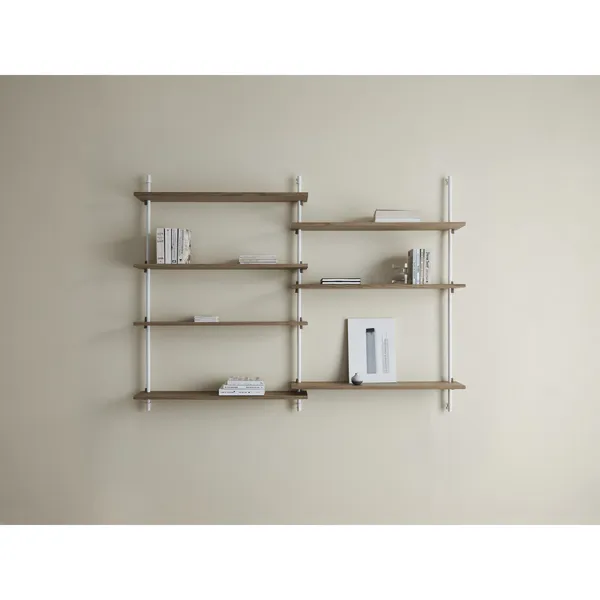 Standard Wall Shelf Oak/ White