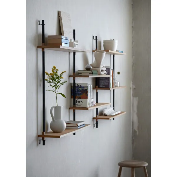 Standard Wall Shelf Smoked Oak/Pine Green