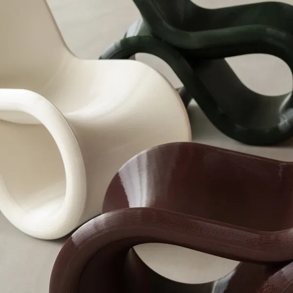 Crème Atelier Éclair Armchair Cherry