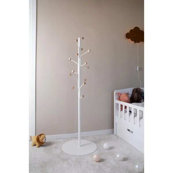 Bill Floor Clothes Rack Small White