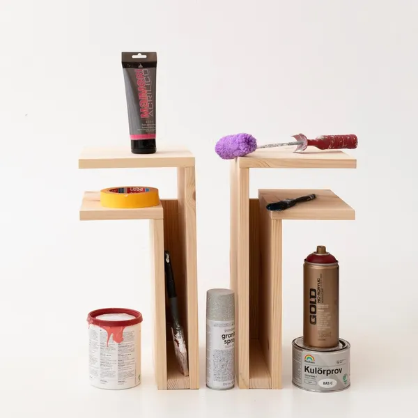 F-Shelf Shelf Right Pine