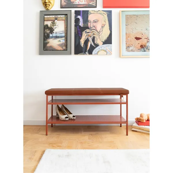 Nancy Shoe Shelf Cinnamon/Vintage Cognac