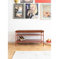 Nancy Shoe Shelf Cinnamon/Vintage Cognac