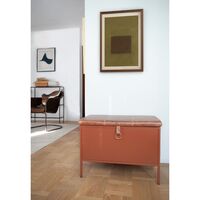 Frank Storage Bench Cinnamon/Vintage Cognac
