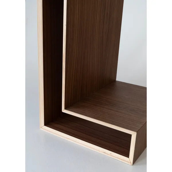 L-shelf Shelf Walnut