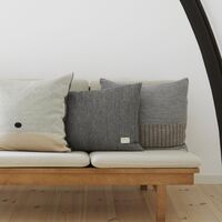 Aymara Pillow 52x52 Pattern/ Cream