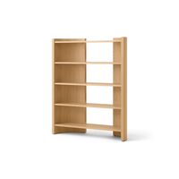 Crescent Bookcase H173 Lacquered Veneer