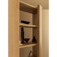 Crescent Bookcase H173 Lacquered Veneer