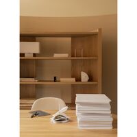 Crescent Bookcase H173 Lacquered Veneer