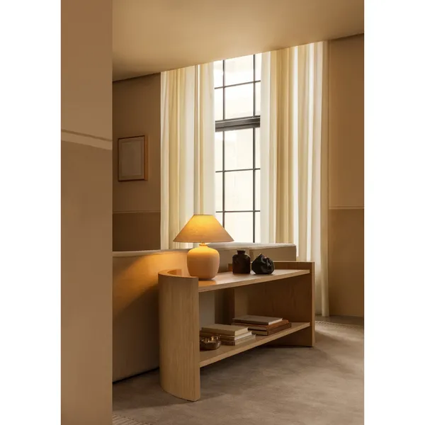 Crescent Bookcase H60 Lacquered Veneer