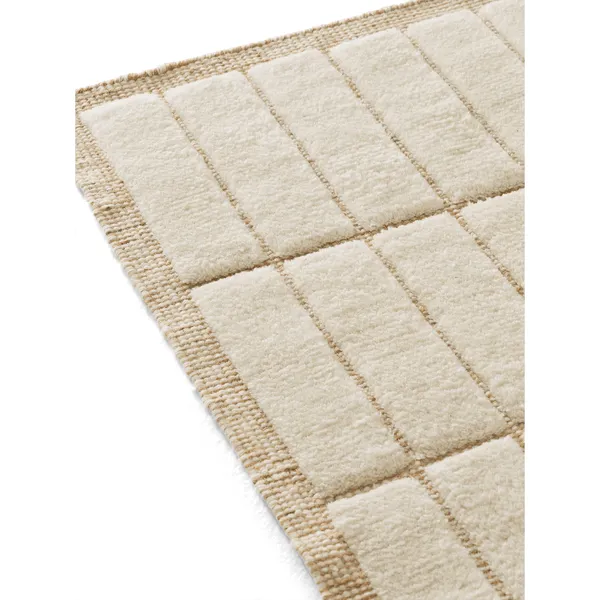 Tile Carpet 200x300 Ivory