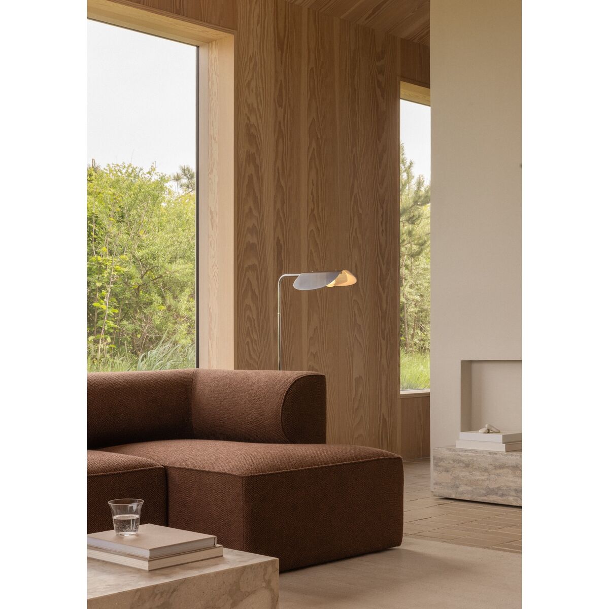 Wing Vloerlamp H115 Gepolijst Aluminium