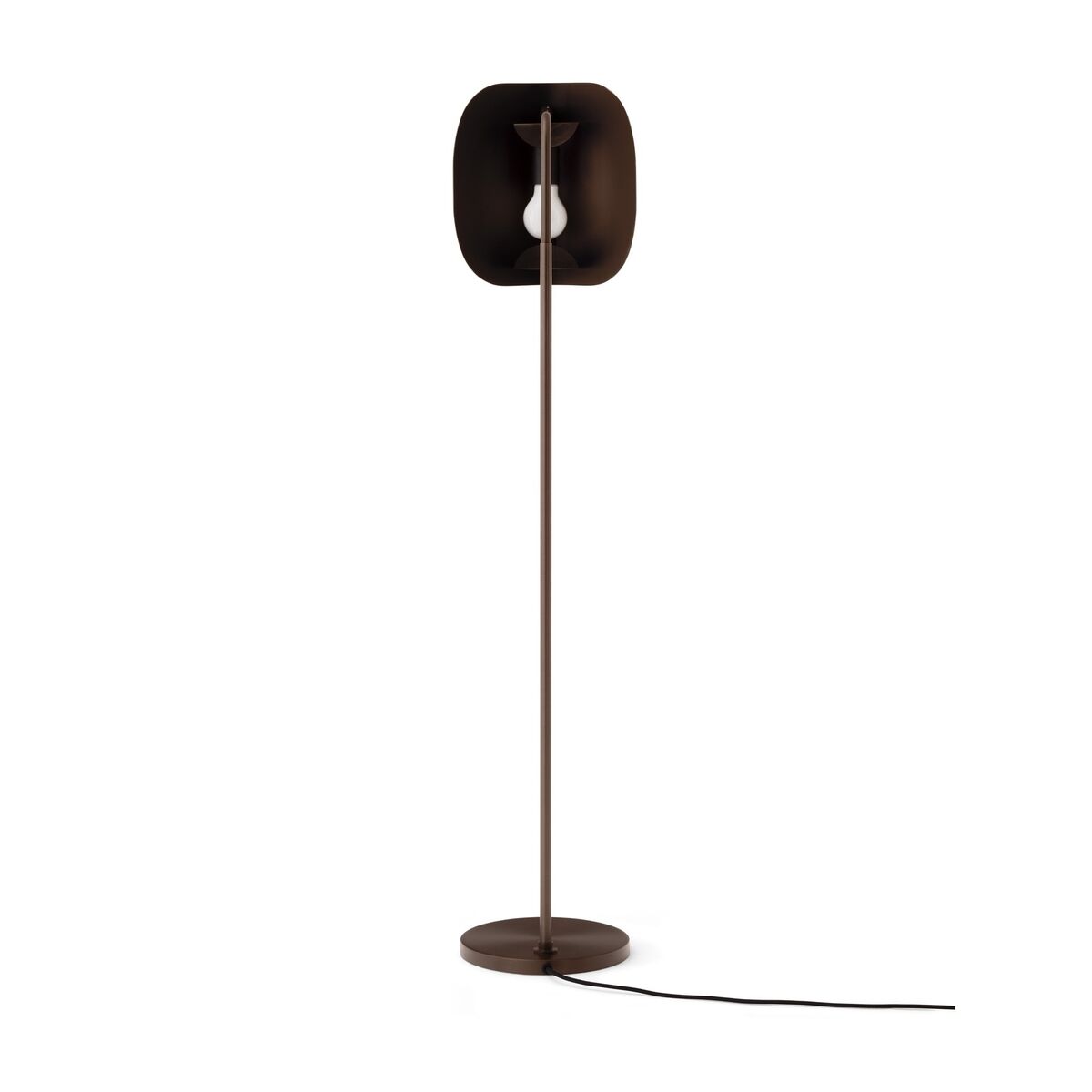 Wing Stehlampe H115, Polierte Bronze