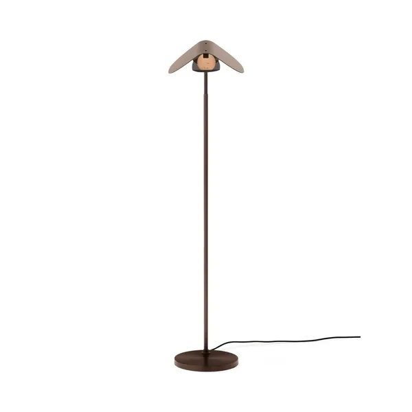 Wing Stehlampe H115, Polierte Bronze