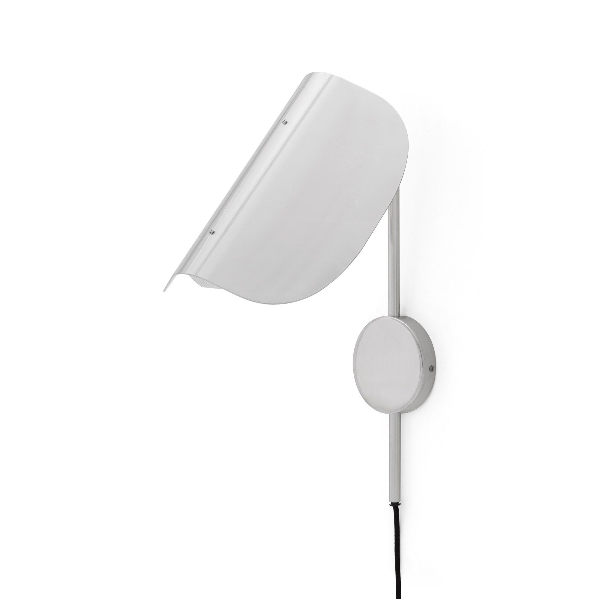 Wing V&auml;gglampa Polerad Aluminium