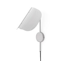 Wing Wall Lamp Polished Aluminum