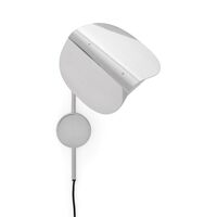 Wing Wall Lamp Polished Aluminum