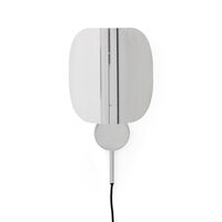 Wing Wall Lamp Polished Aluminum