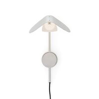 Wing Wall Lamp Polished Aluminum