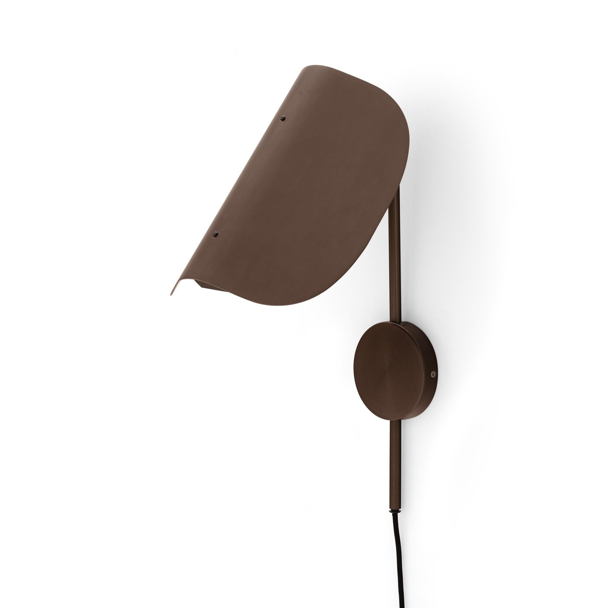 Wing V&auml;gglampa Polerad Brons
