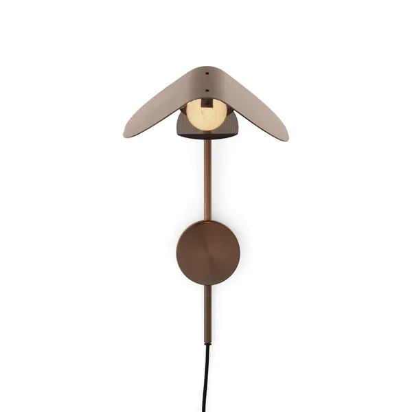 Wing Wall Lamp Polished Bronze