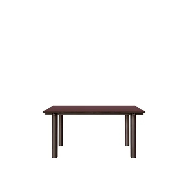 Atura Dining table 160x90 Dark Chocolate/ Burgundy
