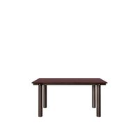 Atura Dining table 160x90 Dark Chocolate/ Burgundy
