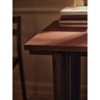 Atura Dining table 160x90 Dark Chocolate/ Burgundy