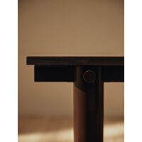 Atura Dining Table 160x90 Dark Chocolate/Dark Stained Oak