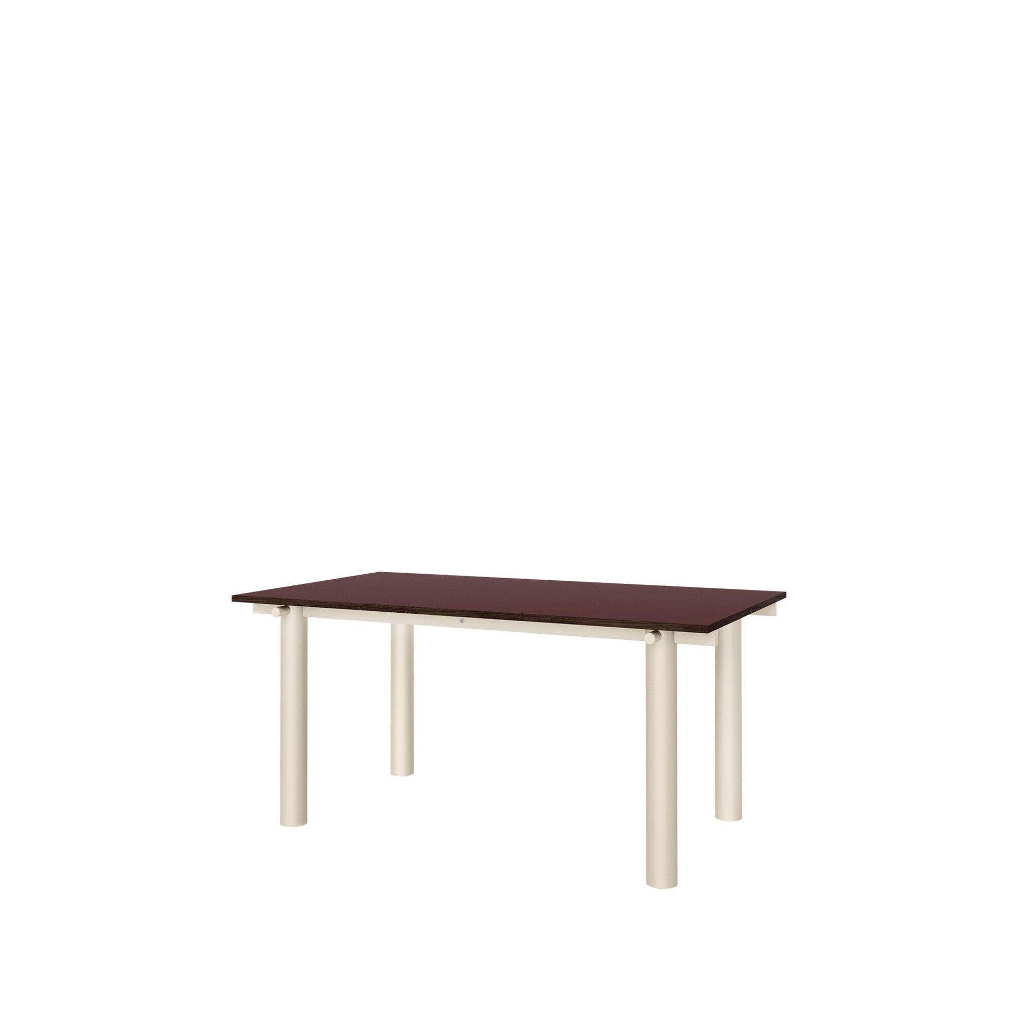 Atura Spisebord 160x90 Light Cashmere/Burgundy