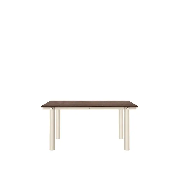 Atura Dining Table 160x90 Light Cashmere/Dark Stained Oak