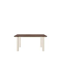 Atura Dining Table 160x90 Light Cashmere/Dark Stained Oak