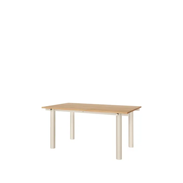 Atura Dining table 160x90 Light Cashmere/Oak veneer