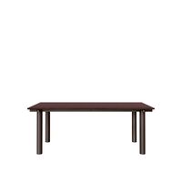 Atura Dining table 200x90 Dark Chocolate/ Burgundy