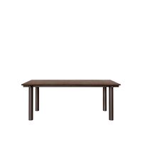 Atura Dining Table 200x90 Dark Chocolate/Dark Stained Oak