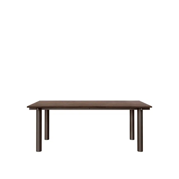 Atura Dining Table 200x90 Dark Chocolate/Dark Stained Oak